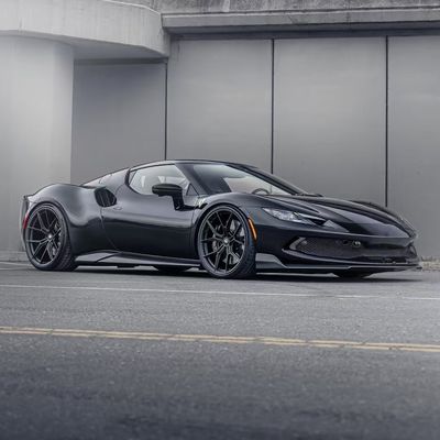 OEM فيراري 296 جي تي بي كيس الجسم الكربون الألياف الجسم FY النمط الجانب تنورة كيس الجسم