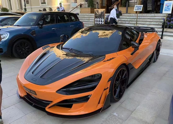 لـ ماكلارين 720s مجموعة جسد الألياف الكربونية الجافة 720s تحديث ألياف الكربونية على الطراز MSY أمام و خلفية مضارب المضارب