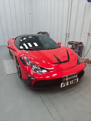 فيراري 458 كيس الجسم SP Style ألياف الكربون الأمامية والخلفية المصد الفاشل 2010-2014