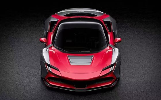 SF90 فراري كربون كيت جسم 2021 عريض الجسم أدوات ZE نمط قوس العجلات