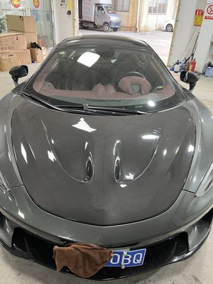 GT Mclaren Body Kit P1 Style قمر محرك ألياف الكربون