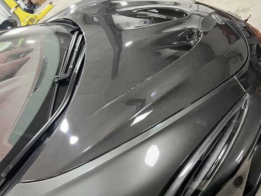 GT Mclaren Body Kit P1 Style قمر محرك ألياف الكربون