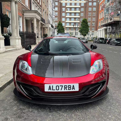 MP4 12C مكلارن كيت جسم MSY النمط الأمامي الخلفي المصد الفضائي كيت واسع الجسم الأحمر الأسود