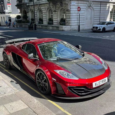 MP4 12C مكلارن كيت جسم MSY النمط الأمامي الخلفي المصد الفضائي كيت واسع الجسم الأحمر الأسود