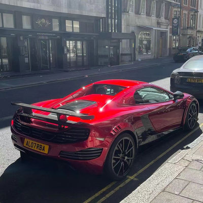 MP4 12C مكلارن كيت جسم MSY النمط الأمامي الخلفي المصد الفضائي كيت واسع الجسم الأحمر الأسود