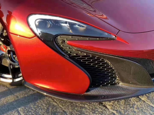 2014 - 2016 650s مجموعة الجسم OEM ألياف الكربون الجبهة شفتي Diffuser مجموعة الجسم لاستبدال