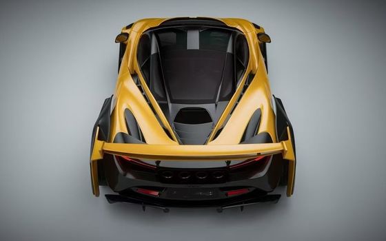720s مكلارين كيس الجسم الألياف الكربونية واسعة الجسم ZE النمط الأمامي والخلفي المصد