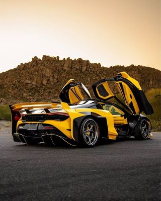 720s مكلارين كيس الجسم الألياف الكربونية واسعة الجسم ZE النمط الأمامي والخلفي المصد