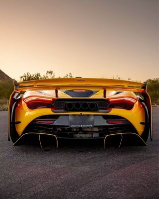 720s مكلارين كيس الجسم الألياف الكربونية واسعة الجسم ZE النمط الأمامي والخلفي المصد