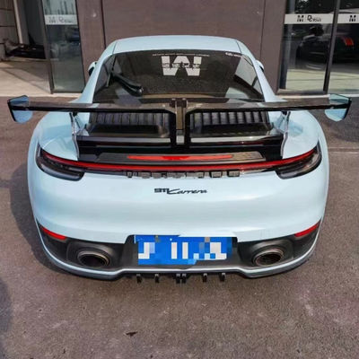 سبويلر من ألياف الكربون عالية الجودة سبويلر من ألياف الكربون لـ بورشه 911 992 992 لـ TechArt Style