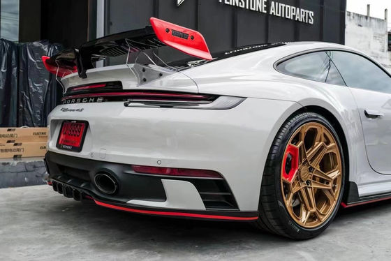 من أجل بورشه 911 992 مجموعة جسم ألياف الكربون 911 992 تحديث أسلوب TechArt المقدمة المبرحة المنتشر المفسد الجانبي السترة مجموعة جسم