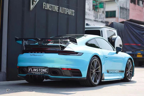 من أجل بورشه 911 992 مجموعة جسم ألياف الكربون 911 992 تحديث أسلوب TechArt المقدمة المبرحة المنتشر المفسد الجانبي السترة مجموعة جسم