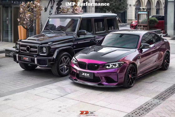 غطاء محرك الألياف الكربونية من طراز IMP لسيارة BMW M2 سلسلة 2 F22 F87 غطاء محرك الألياف الكربونية غطاء فتحة المحرك