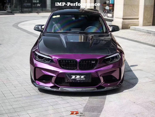 غطاء محرك الألياف الكربونية من طراز IMP لسيارة BMW M2 سلسلة 2 F22 F87 غطاء محرك الألياف الكربونية غطاء فتحة المحرك