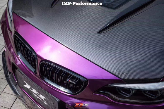 غطاء محرك الألياف الكربونية من طراز IMP لسيارة BMW M2 سلسلة 2 F22 F87 غطاء محرك الألياف الكربونية غطاء فتحة المحرك