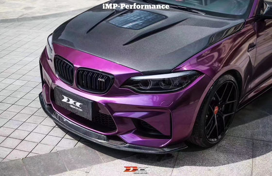 غطاء محرك الألياف الكربونية من طراز IMP لسيارة BMW M2 سلسلة 2 F22 F87 غطاء محرك الألياف الكربونية غطاء فتحة المحرك