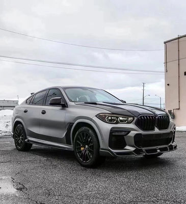 بيع ساخن G06 X6 كيس جسم ألياف الكربون Forbmw X6 ألياف الكربون الجبهة مجرفة خلفية مضخم غطاء