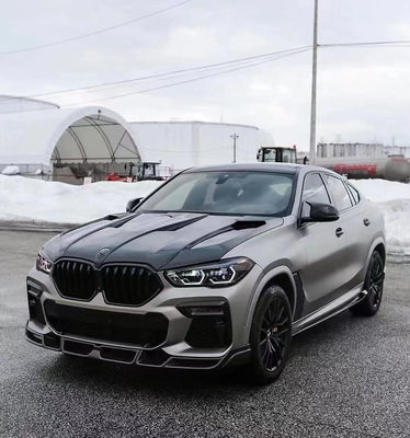 بيع ساخن G06 X6 كيس جسم ألياف الكربون Forbmw X6 ألياف الكربون الجبهة مجرفة خلفية مضخم غطاء
