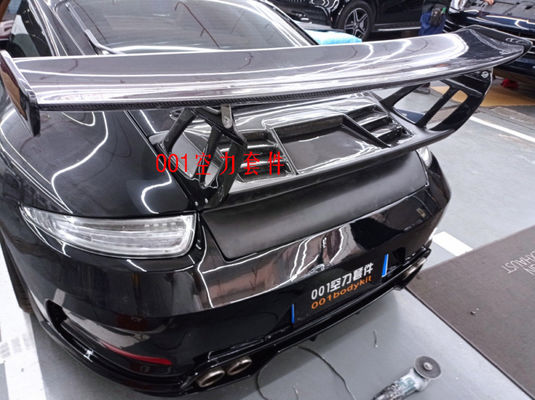 منتج جديد لـ بورشه 911 997.1 997.2 سبويلر 911 997.1 997.2 كربون فائبر سبويلر ذيل فينز GT3RS Style سبويلر