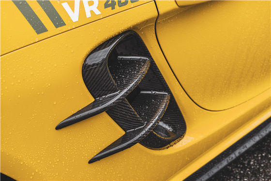 منتج جديد لـ بورش كايمان الألياف الكربونية Tuyere 718 Boxster الألياف الكربونية مدخل الهواء الجانبي