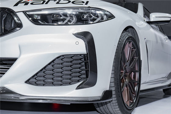 بيع ساخن G14 G15 G16 840i 850i مجموعة جسم الألياف الكربونية Forbmw 8 سلسلة المفرحة الأمامية خلفية مضخم