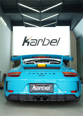 مجموعة جسم الألياف الكربونية لـ بورشه 911 991.2 GT3 911 GT3 مجموعة جسم الألياف الكربونية الأمامية المبرحة الخلفية الواسعة الجانبية