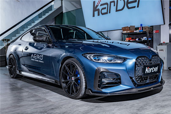 بيع ساخن G22 G23 425i 430I مجموعة الجسم الألياف الكربونية لبي ام دبليو 4 سلسلة الألياف الكربونية الجبهة مجرفة خلفية مضخم الفوضى