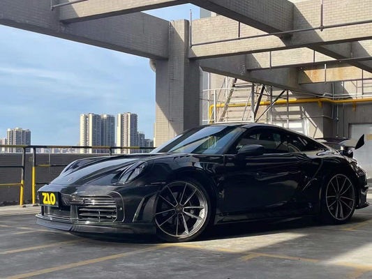 من أجل بورشه 911 992 مجموعة الهيكل 911 992 تحديث أسلوب TopCar الأمامية والخلفية مضارب سبويلر مجموعة الهيكل