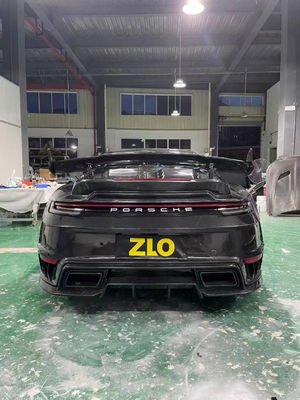 من أجل بورشه 911 992 مجموعة الهيكل 911 992 تحديث أسلوب TopCar الأمامية والخلفية مضارب سبويلر مجموعة الهيكل