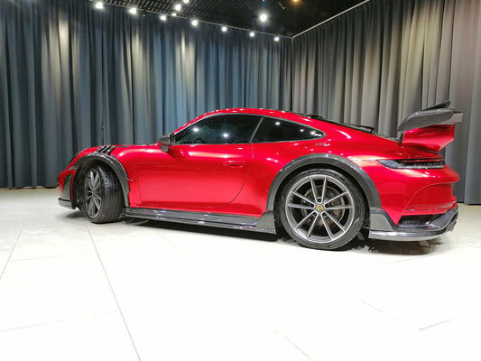 قطع غيار السيارات لـ بورشه 911 992 كيس الجسم 911 992 توربو تحديث أسلوب تيكارت الجبهة والخلفية غطاء المصد