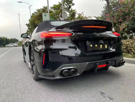 مجموعة جسم ألياف الكربون لبي ام دبليو Z4 G29 Z4 G29 ترقية نمط TRD الجبهة المبرحة Diffuser Spoiler