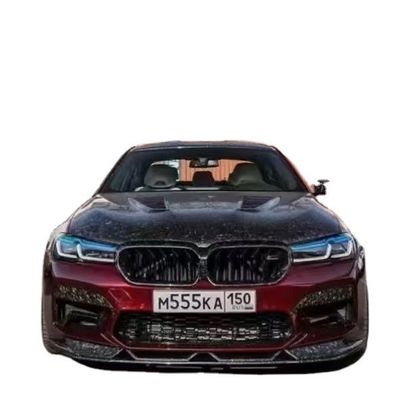 لسيارة بي إم دبليو سلسلة 5 G30 G38 F90 غطاء آلة ألياف الكربون G30 G38 F90 غطاء فتحة محرك ألياف الكربون الجاف