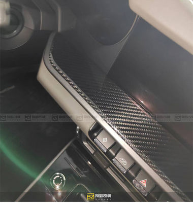 قطع غيار السيارات لـ بورشه 911 992 داخلية ألياف الكربون 911 992 ألياف الكربون مركز لوحة الباب