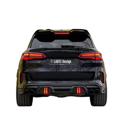 قطع غيار السيارات لسيارة بي ام دبليو X5M F95 مجموعة جسم ألياف الكربون X5M F95 تحديث أسلوب LD الجبهة المبرحة الواسعة