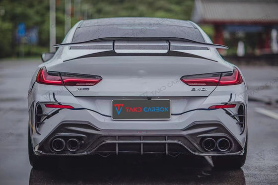 قطع غيار السيارات لبي ام دبليو 8 سلسلة G14 G15 G16 840i كيت جسم ألياف الكربون 840i ألياف الكربون الكأس الأمامية المنتشرة