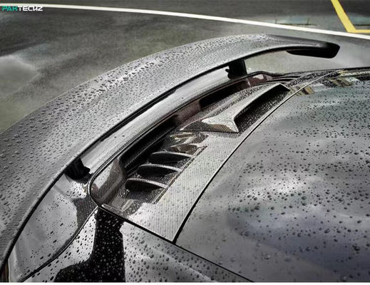 من أجل بورشه 992 توربو كربون فايبر سبويلر 992 توربو ترقية باكتيكز ستايل كربون فايبر ذيل غطاء سبويلر