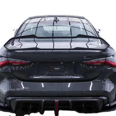 سبويلر الألياف الكربونية سبويلر الألياف الكربونية لسيارة BMW السلسلة 4 M4 G22 G82 G82 G22 كيس جسم سبويلر ذيل الألياف الكربونية