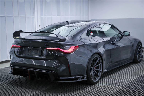 سبويلر الألياف الكربونية سبويلر الألياف الكربونية لسيارة BMW السلسلة 4 M4 G22 G82 G82 G22 كيس جسم سبويلر ذيل الألياف الكربونية