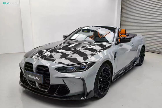 لسيارة بي ام دبليو G80 G82M3 M4 مجموعة جسم الألياف الكربونية G80 G82M3 M4 تحديث Paktechz Style
