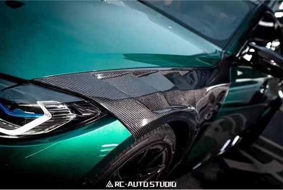 لسيارة BMW M3 M4 G80 G82 كربون فائبر فندر M3 M4 G80 G82 تحديث نمط AE كربون فائبر فندر خفيفة الوزن