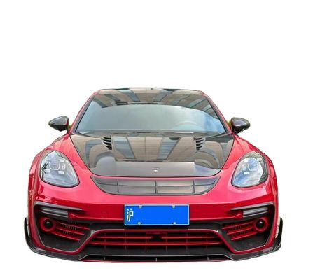MSY Panamera 971 مجموعة الجسم الألياف الكربونية الحمراء استبدال المصد الأمامي