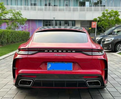 MSY Panamera 971 مجموعة الجسم الألياف الكربونية الحمراء استبدال المصد الأمامي