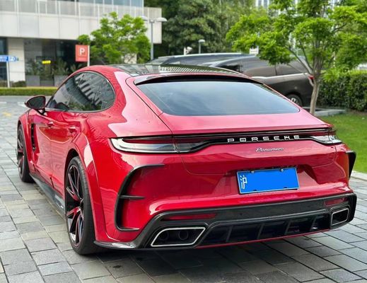 MSY Panamera 971 مجموعة الجسم الألياف الكربونية الحمراء استبدال المصد الأمامي