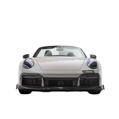 إصلاح بورشه 992 كيس الجسم BS Style Turbo Widebody Diffuser Spoiler ألياف الكربون الجافة