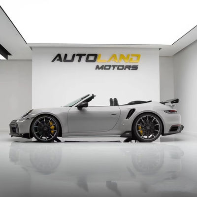 إصلاح بورشه 992 كيس الجسم BS Style Turbo Widebody Diffuser Spoiler ألياف الكربون الجافة
