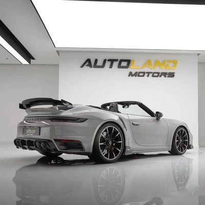 إصلاح بورشه 992 كيس الجسم BS Style Turbo Widebody Diffuser Spoiler ألياف الكربون الجافة