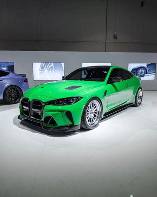 لسيارة بي ام دبليو إم3 إم4 كيت جسم ألياف الكربون G80 G82M3 M4 تحديث VORS Style كربون ألياف المصد الأمامي