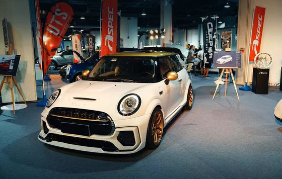 لـ BMW MINI مجموعة جسم ألياف الكربون MINI تحديثات أسلوب ASP الأمامية والخلفية المقابس الجانبية السترة المتعثرة مجموعة جسم واسع