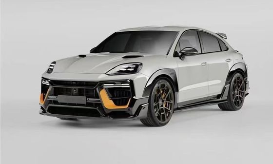 2018 - 2024 بورشه كايين كيس الجسم TH Style Diffuser Spoiler Hood قوس عجلات السيارة