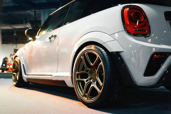 لـ BMW MINI مجموعة جسم ألياف الكربون MINI تحديثات أسلوب ASP الأمامية والخلفية المقابس الجانبية السترة المتعثرة مجموعة جسم واسع